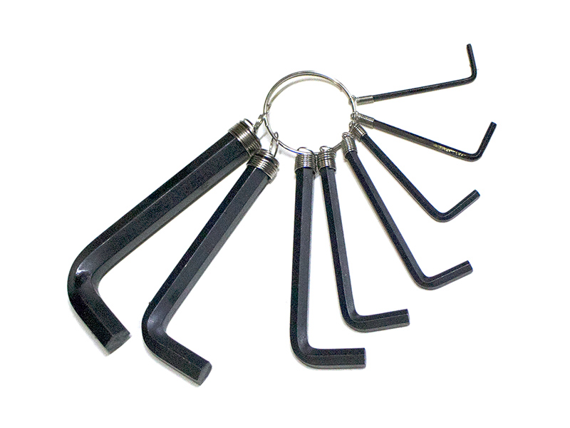 Набор ключей Г-образных 2 -10 мм 8 шт. Dollex AW-348