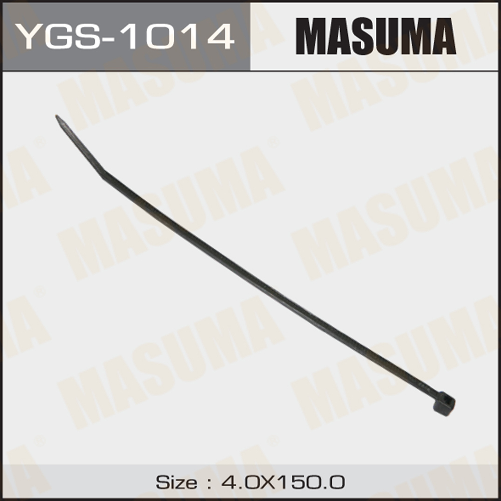 Хомут пластиковый 4 x 150 черный MASUMA YGS1014